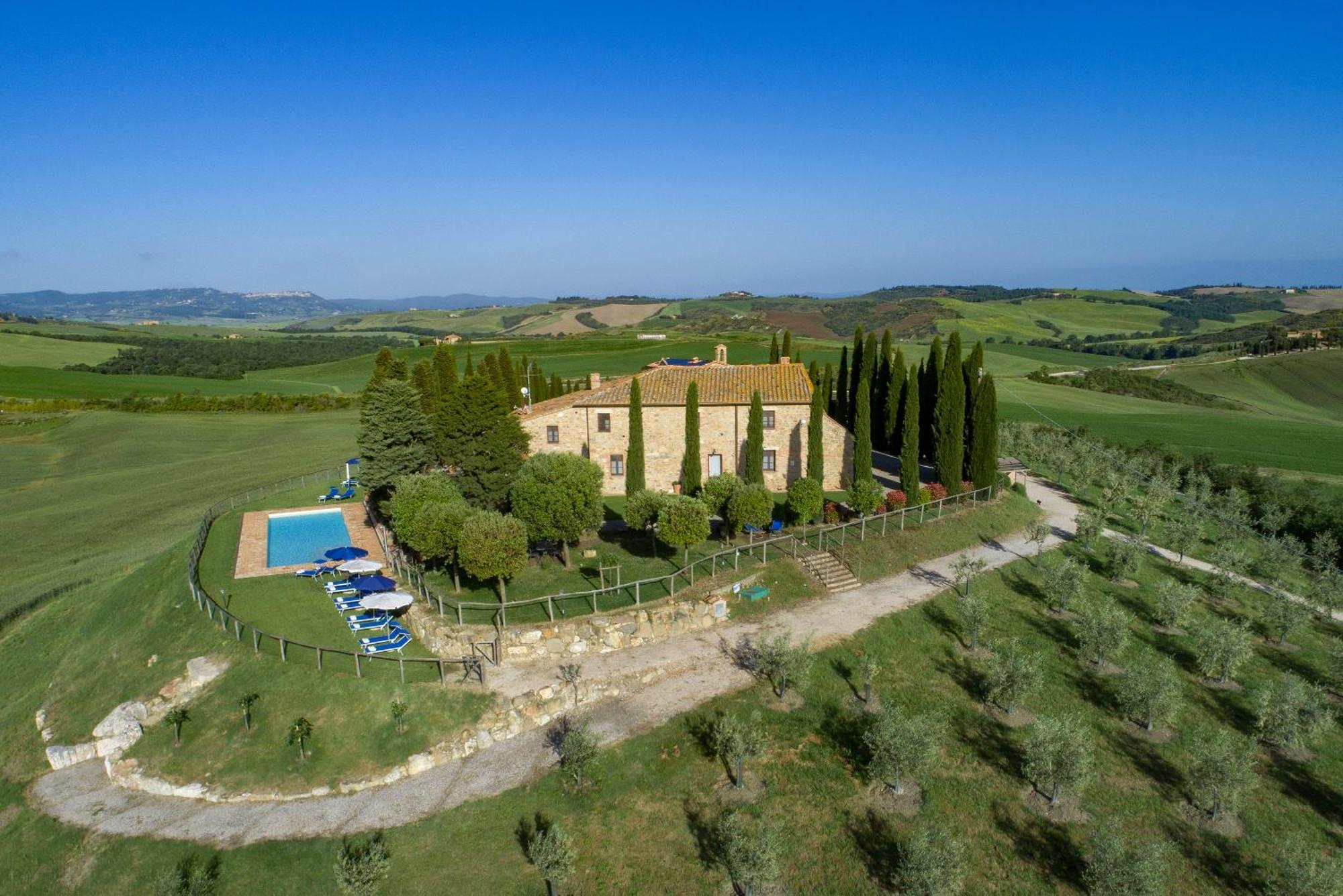 Agriturismo Bonello Pienza Bagian luar foto
