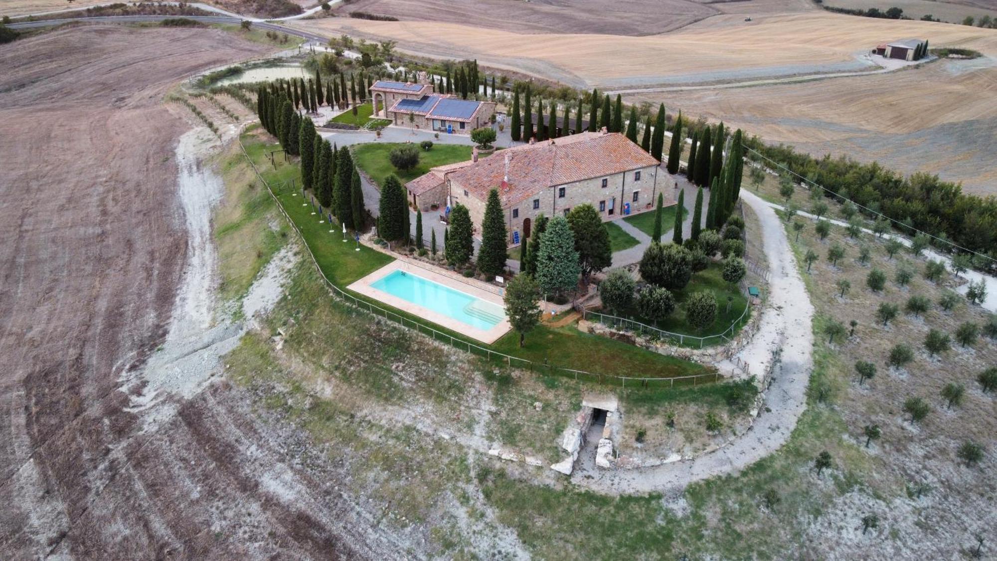 Agriturismo Bonello Pienza Bagian luar foto